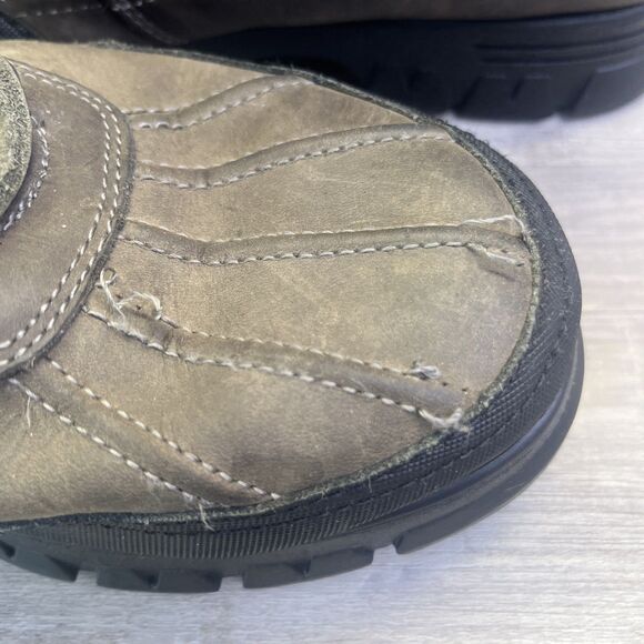 Polo Ralph Lauren Andres Boots Mens 11 D  Lace Up Buckle Zip Leather - Picture 14 of 16